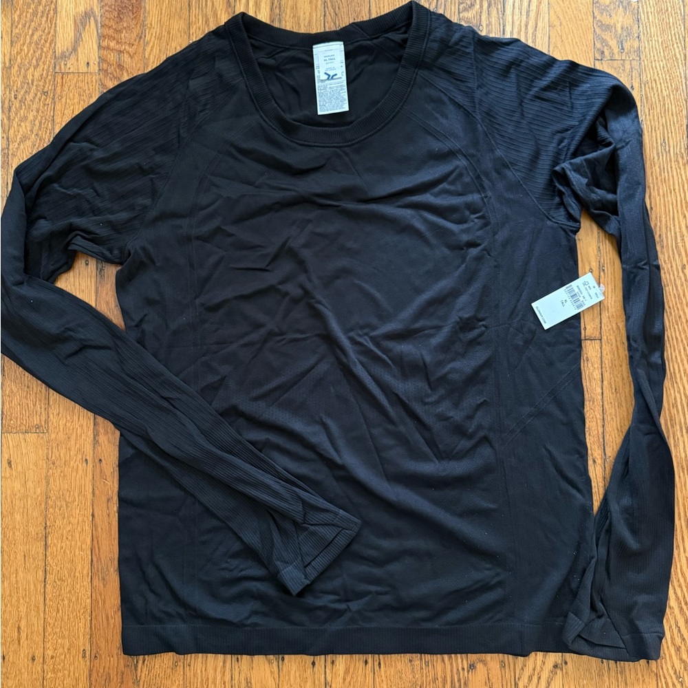 Old Navy XLTall Active Black Seamless GoDry Top